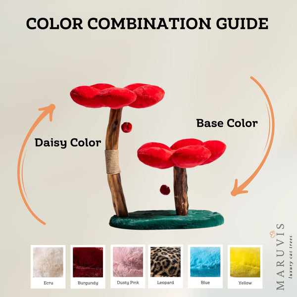 Custom Double Daisy Cat Tree