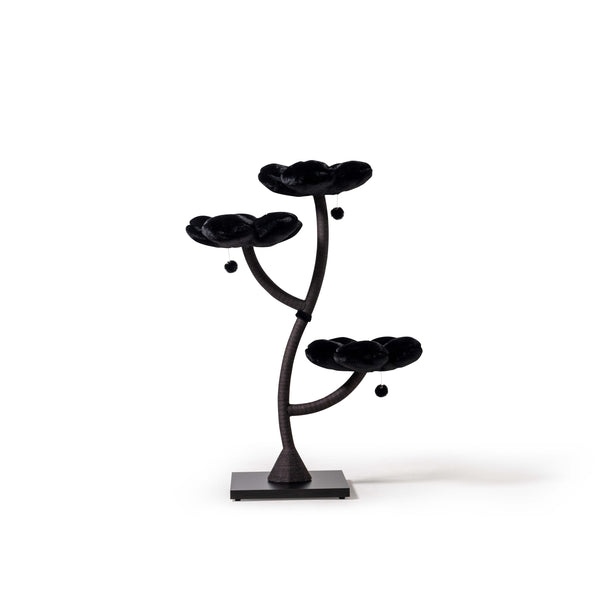 Midnight Floral Cat Tree Modern Cat Tower