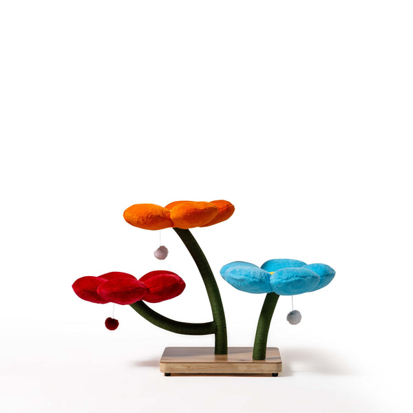 MARUVIS Colorful Daisy Cat Tree showcasing vibrant floral design
