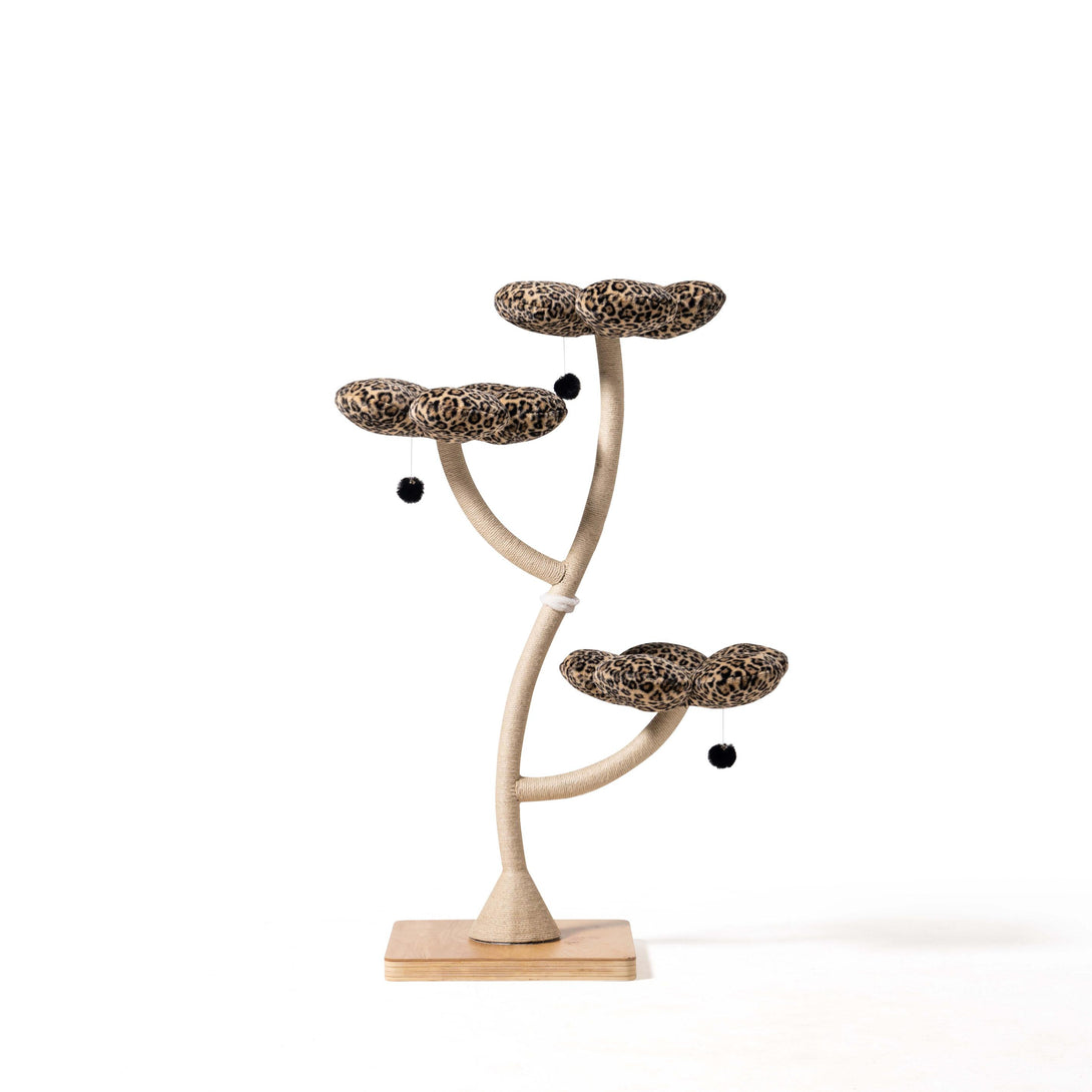 MARUVIS Leopard Cat Tree featuring chic leopard print design
