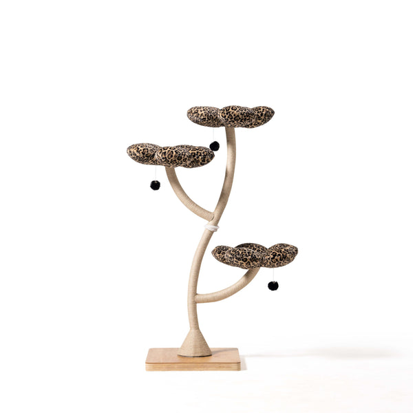 MARUVIS Leopard Cat Tree featuring chic leopard print design

