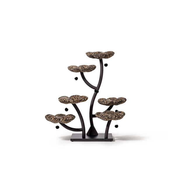 MARUVIS Luxury Leopard Print Daisy Cat Tree showcasing elegant design
