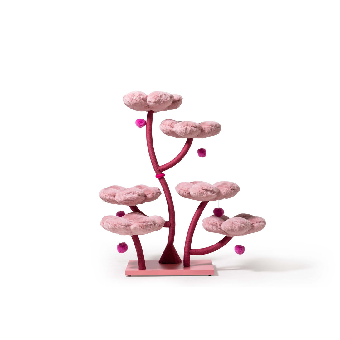 MARUVIS Luxury Pink Daisy Cat Tree showcasing elegant floral design
