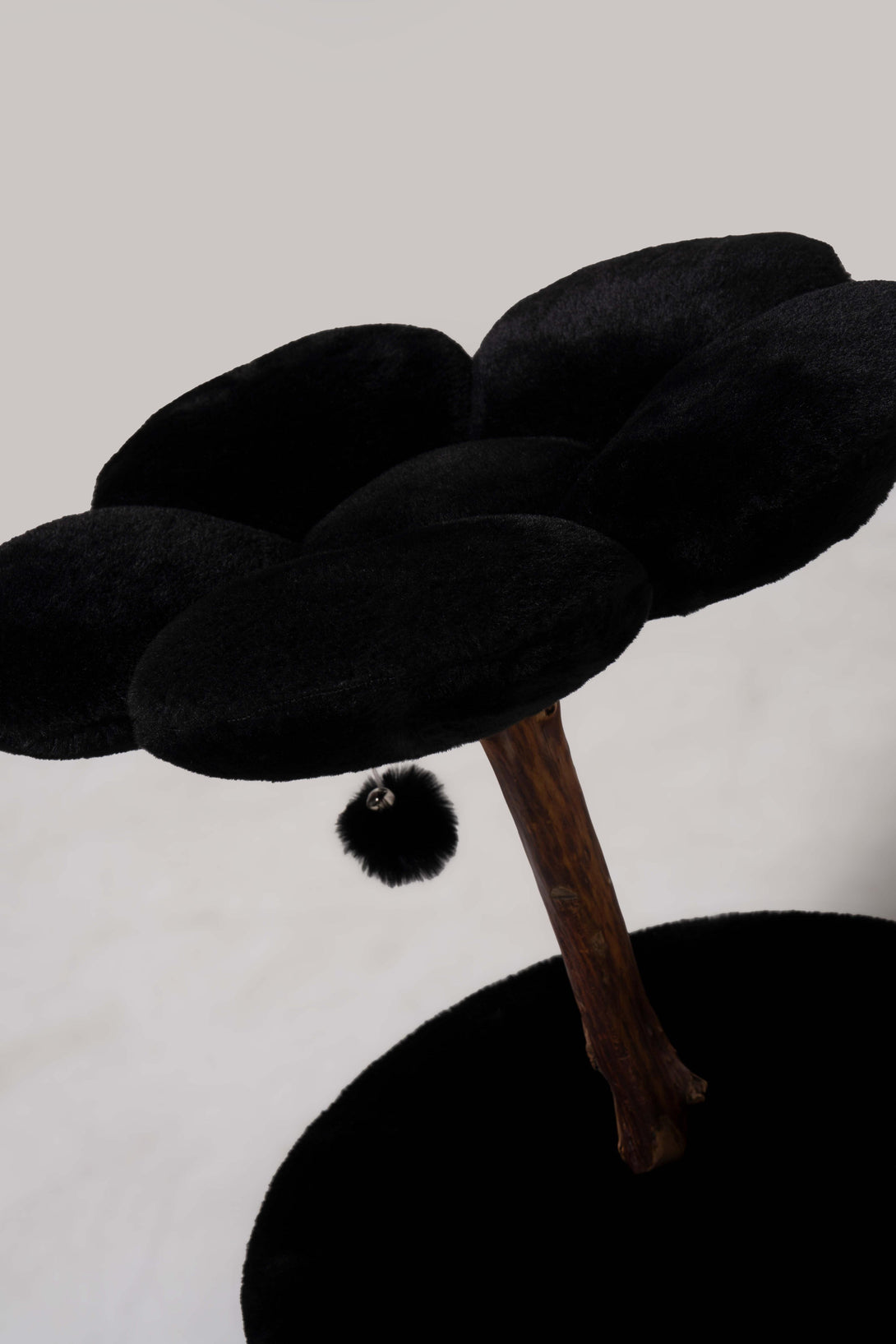 Spacious lounging areas on the stylish cat tree designed for large cats
